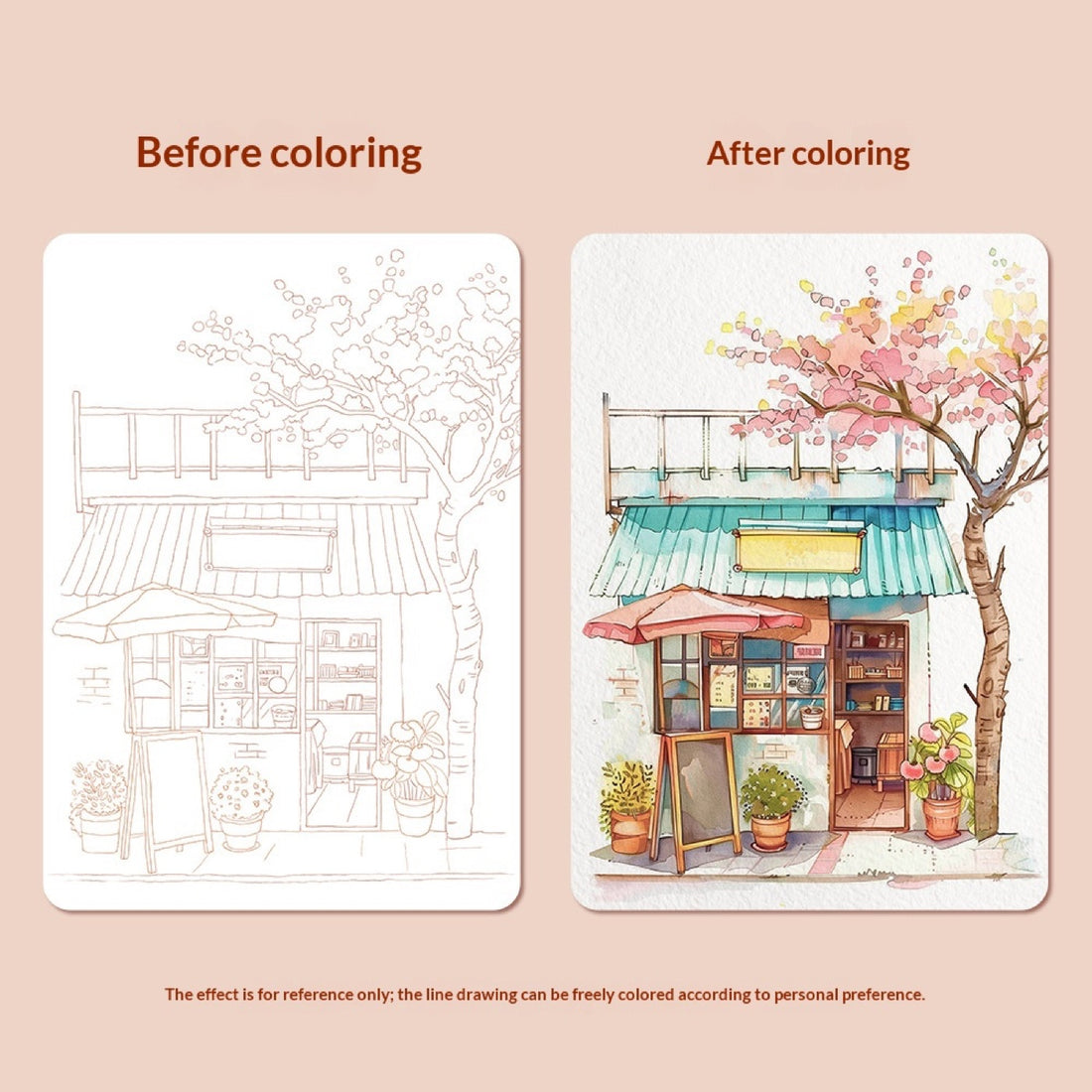 Lámina antes y después de pintar